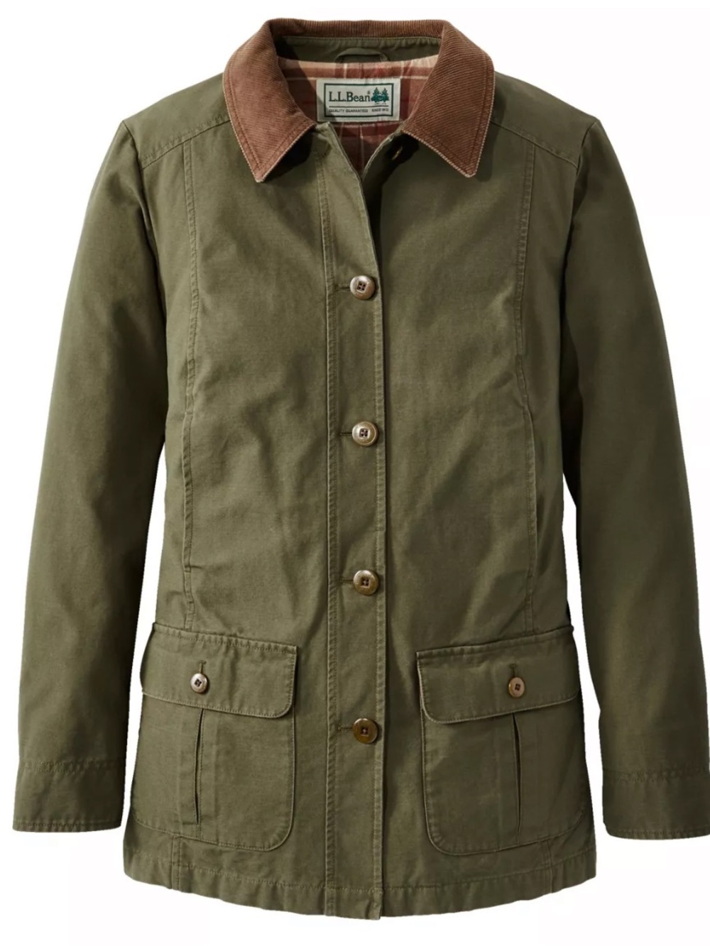 L.L. Bean Adirondack Barn Coat, Flannel-Lined 3X